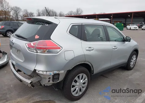 2015 Nissan Rogue S из США, поврежденный, VIN KNMAT2MT1FP556569